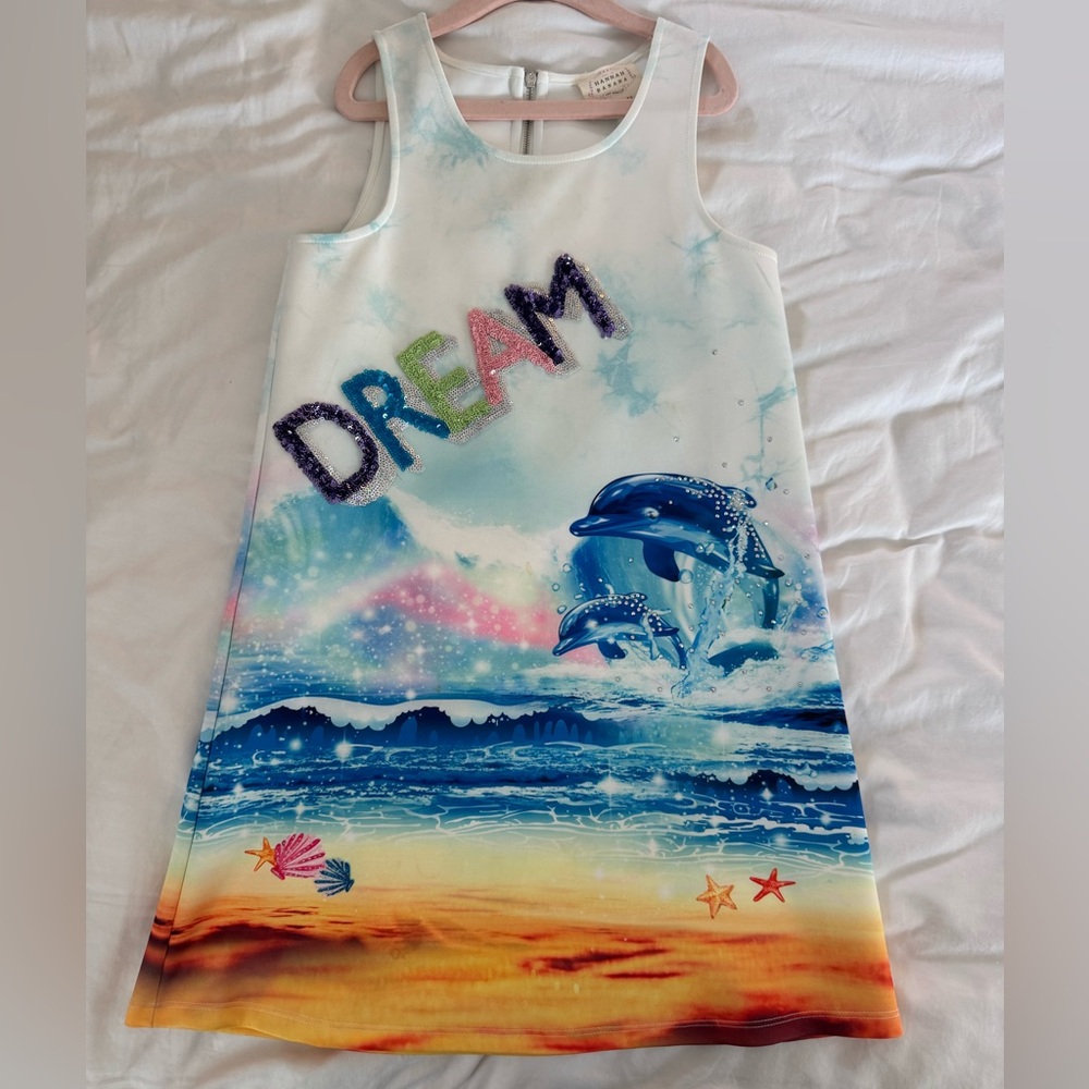 Hannah Banana by Sara Sara girls dream dolphin dress size 10 excellent condition